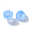 Transparent Baking Paint Glass Beads X-DGLA-T002-08E-2