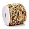 Aluminium Textured Curb Chains CHA-T001-42G-2