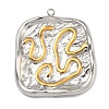 Two Tone 304 Stainless Steel Pendants STAS-K322-18D-GP-1