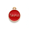Alloy Enamel Pendants ENAM-S124-01B-07C-3