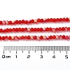 Imitation Jade Glass Beads Strands EGLA-A034-T2mm-MB01-5