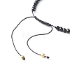 Adjustable Nylon Thread Braided Bead Bracelet BJEW-JB06441-02-5