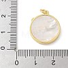 Brass Micro Pave Cubic Zirconia Pendants KK-K298-29A-G-3