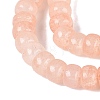 Ombre Effect Dyed Glass Beads Strands GLAA-Q106-05A-A02-3