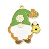 Bees Theme Alloy Enamel Pandants FIND-M083-06C-G-1