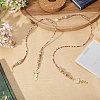 2Pcs Plastic Bead with Zinc Alloy Enamel Charms Bookmarks AJEW-GL0003-52A-5