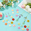 44Pcs 11 Colors Opaque Resin Pendants RESI-SC0006-81-4