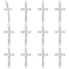 12Pcs Religion Alloy Crystal Rhinestone Connector Charms FIND-PH0038-15S-1