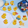 12Pcs Computerized Embroidery Polyester Iron on/Sew on Patches PATC-WH0003-60B-4
