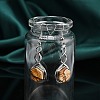 Hexagon Natural Picture Jasper Dangle Earrings EJEW-K298-01P-11-3