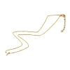 Brass Initial Pendant Necklaces NJEW-JN03330-03-2