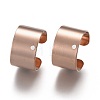 304 Stainless Steel Ear Cuff Findings STAS-P249-18RG-1