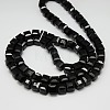 Faceted Cube Shaped Crystal Glass Beads Strands GLAA-F008-F02-3