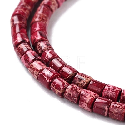 Natural Imperial Jasper Beads Strands G-P460-06A-1