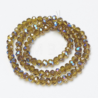 Electroplate Glass Beads Strands EGLA-A034-T2mm-I20-1
