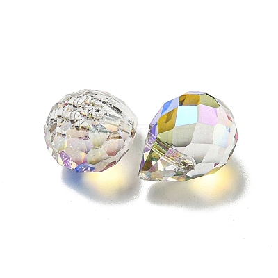 Electroplate Glass Beads EGLA-A041-02-HR01-1