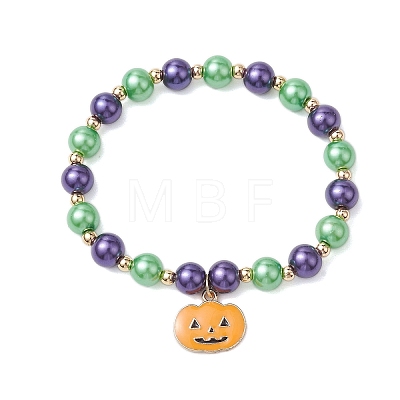 Alloy Enamel Charm Bracelets BJEW-JB10851-05-1