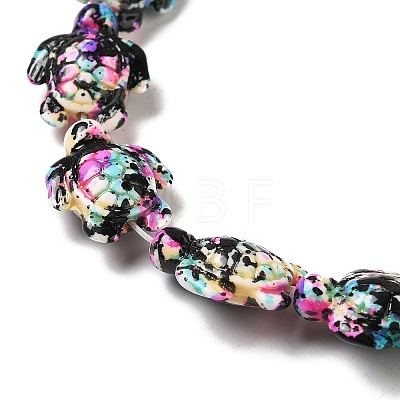 Synthetic Turquoise Dyed Beads Strands G-P507-05H-1