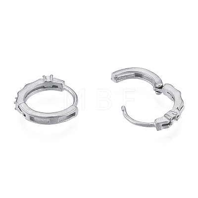 Tarnish Resistant 304 Stainless Steel Hoop Earrings Findings LS-STAS-N092-189-1
