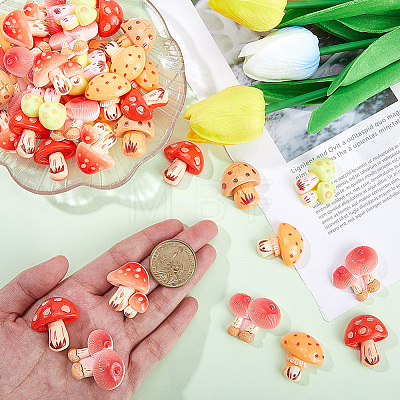 Opaque Resin Decoden Cabochons RESI-SP0001-04A-1