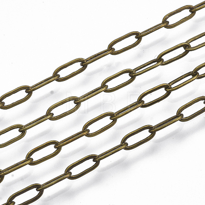 Brass Paperclip Chains CHC-S008-001D-AB-1
