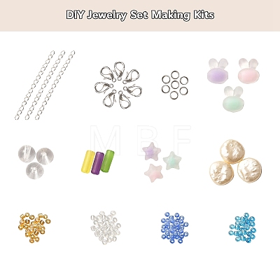 DIY Jewelry Set Making Kits DIY-YW0003-74-1