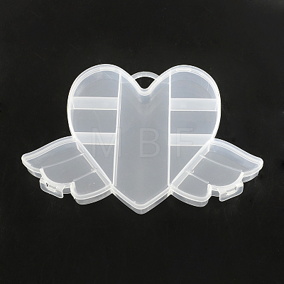 Flying Heart Plastic Bead Storage Containers CON-Q023-11-1