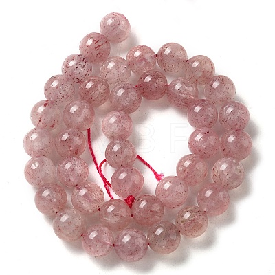 Natural Strawberry Quartz Beads Strands G-L595-C03-04-1