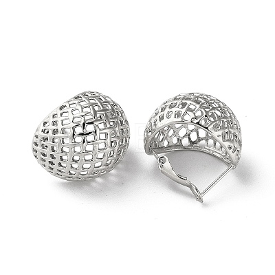 304 Stainless Steel Hollow Earrings STAS-Z052-26P-1