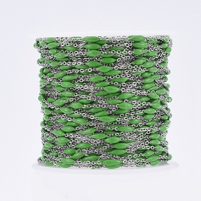 Handmade Enamel Beaded Chains CHS-I007-06P-08-1