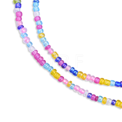 Transparent Glass Beads Strands GLAA-N047-03-1
