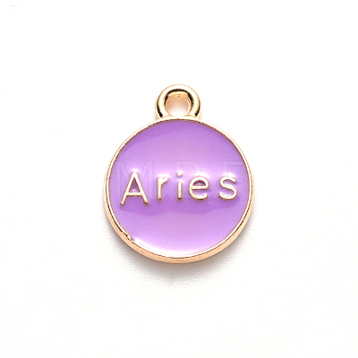 Alloy Enamel Pendants ENAM-S124-01A-01A-1
