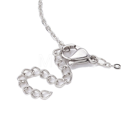 Cross & Heart & Infinity 304 Stainless Steel Link Chain Bracelets with Cable Chains BJEW-JB09513-1