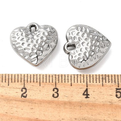 304 Stainless Steel Pendants STAS-U037-15P-1