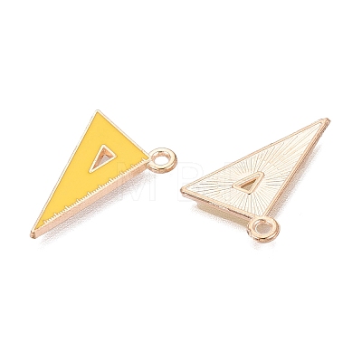 Alloy Enamel Pendants ENAM-Q004-01KCG-12-1