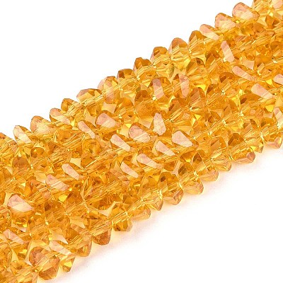 Transparent Glass Beads Strands GLAA-N018-4mm-24-1