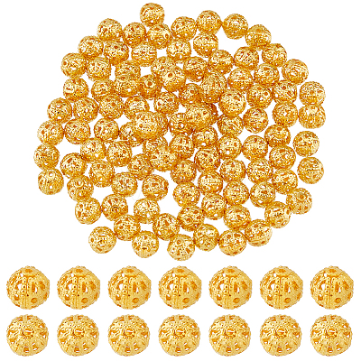 SUPERFINDINGS 100Pcs Brass Beads KK-FH0007-13-1