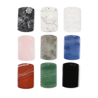Natural Mixed Stone Pendants G-K354-14-1