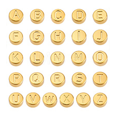 26Pcs 26 Styles Stainless Steel Beads STAS-PH0006-99G-1
