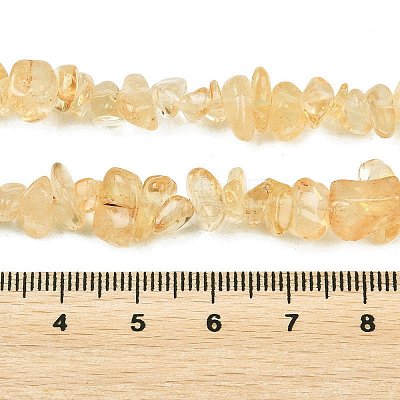 Natural Citrine Beads Strands G-F328-13-1