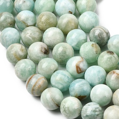 Natural Hemimorphite Beads Strands G-D352-A01-10mm-1