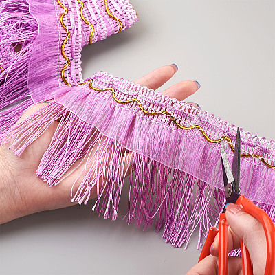 Polyester Tassel Fringe Trimming OCOR-TAC0008-21C-1