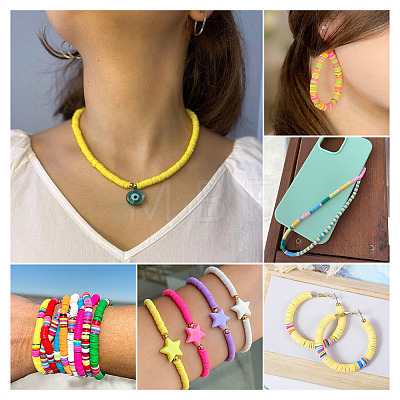 100G Handmade Polymer Clay Beads CLAY-TA0001-77A-1