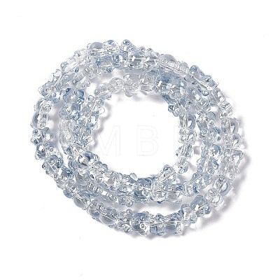 Electroplate Glass Beads Strands EGLA-L030-PL01-1