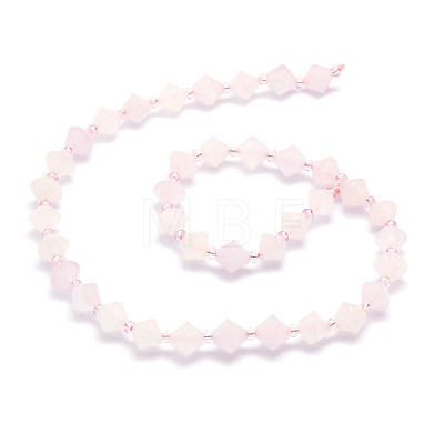 Natural Rose Quartz Beads Strands G-E569-C08-1