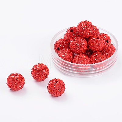 Pave Disco Ball Beads RB-H258-10MM-227-1