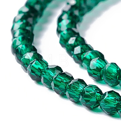 Transparent Glass Beads Strands GLAA-C019-01A-02-1