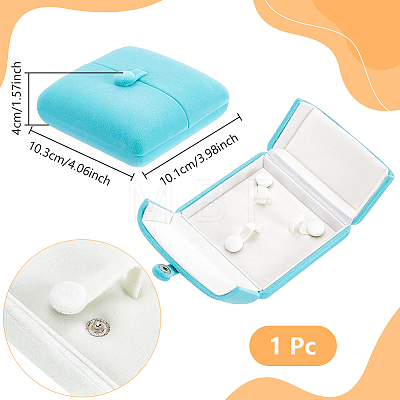 Portable Travel Velvet Jewelry Cases for Bangle CON-WH0089-247-1