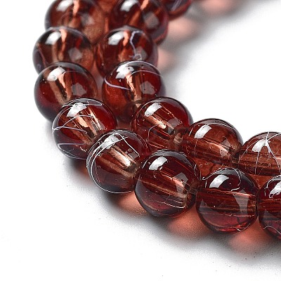 Drawbench Transparent Glass Beads Strands GLAD-Q012-6mm-21-1