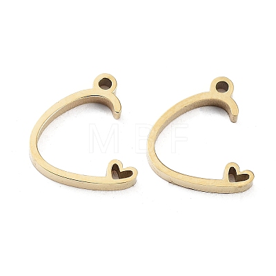 304 Stainless Steel Charms X-STAS-M327-02G-C-1